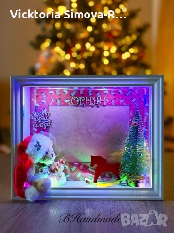 3Д детски коледни рамки, снимка 2 - Декорация за дома - 34243023