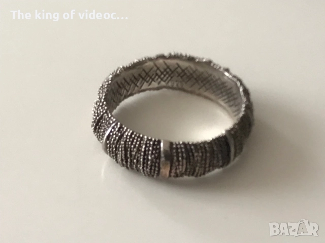 Сребърна дамска гривна , снимка 2 - Гривни - 52835922