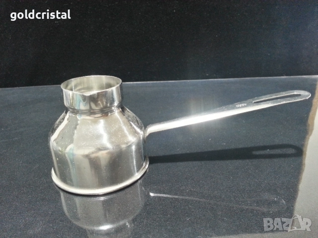 Стара българска алпака джезве , снимка 5 - Антикварни и старинни предмети - 48114202