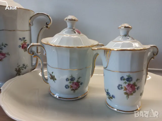 Порцеланов сервиз за кафе Limoges L. Bernardaud & C 1933, снимка 13 - Сервизи - 49691002
