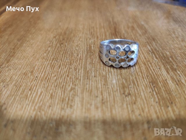 Сребърен пръстен (42), снимка 5 - Пръстени - 38141280