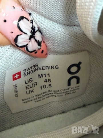 Оригинални мъжки спортно/елегантни кецове On M The Roger Advantage ! 45 н, снимка 10 - Кецове - 52179659