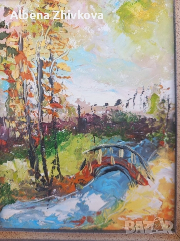 масло на картон, снимка 3 - Картини - 52051471