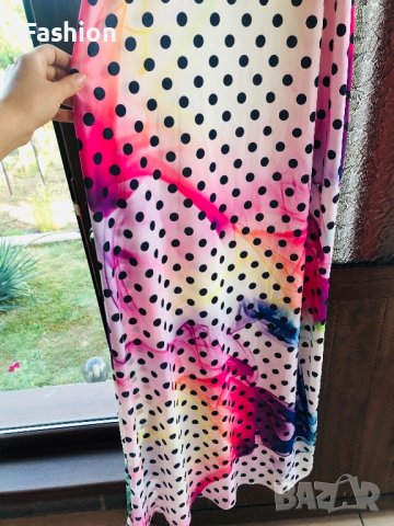 Шарена дълга рокля, снимка 5 - Рокли - 37484699