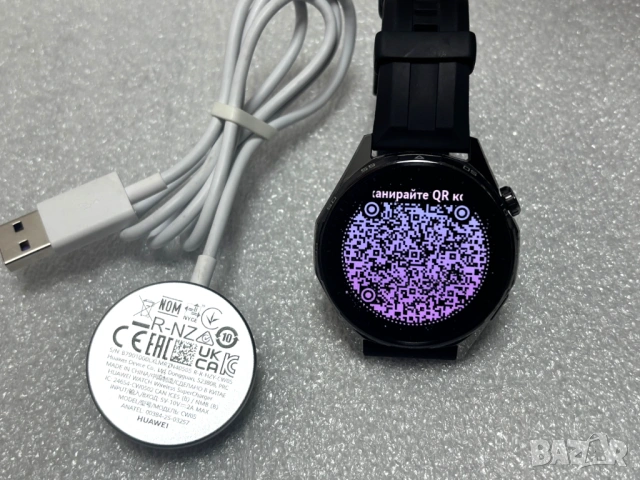 Перфектен! Смарт часовник HUAWEI WATCH GT 6 Black ATM-B19, 46 мм., GPS, ПУЛСОМЕР, SP, снимка 6 - Смарт часовници - 53985432