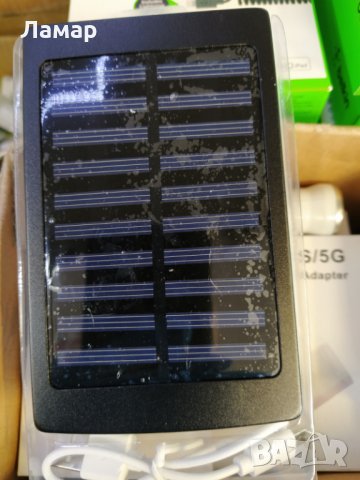 Соларно зарядно, соларна батерия,Power Bank 60000mAh, за телефон, таблет,  камери с LED фенер в Външни батерии в гр. Пловдив - ID32137613 — Bazar.bg