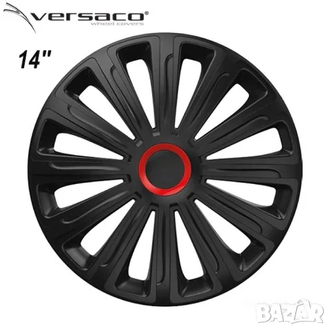 Тасове за джанти 14'' Versaco Trend RR Black, снимка 2 - Аксесоари и консумативи - 55861754
