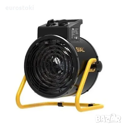 Електрически калорифер SIAL D3, енергоспестяващ вентилаторен нагревател 3Kw, вентилаторна печка 