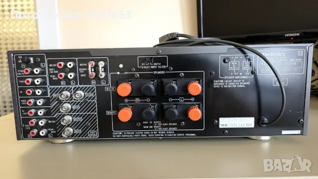 Топ модел стерео усилвател Technics SU-V10X (Computer Drive New Class A) – 150W, снимка 4 - Ресийвъри, усилватели, смесителни пултове - 55924956