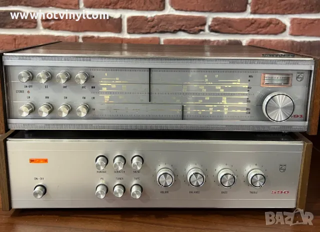 2 Комплекта Усилвател PHILIPS - RH-590 и тунер PHILIPS - 691