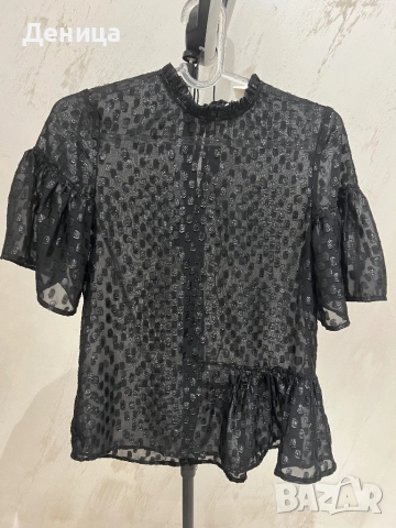 Официална лъскава блуза