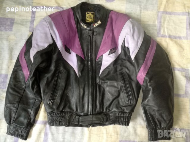 Кожено МОТО байкърско яке със и без протектори, разни номера, 50-180 лв, снимка 7 - Якета - 8857477