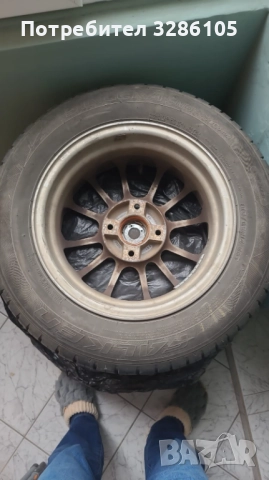 алуминиеви джанти с летни гуми -14 цола, снимка 2 - Гуми и джанти - 52266894