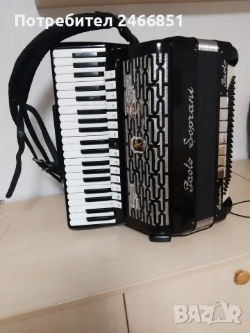 Акордеон Paolo Soprani Super Paolo Cassotto, снимка 2 - Акордеони - 55842565