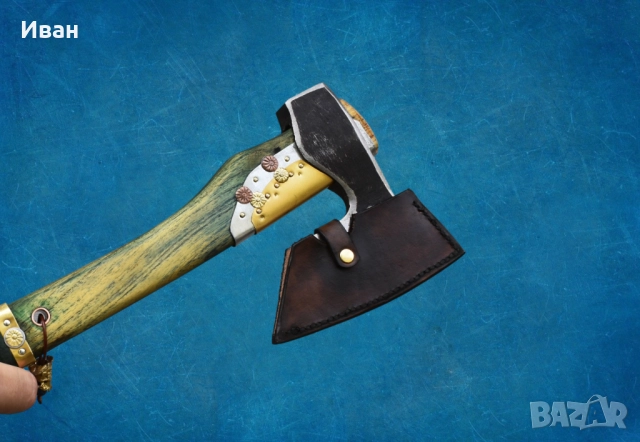 Ръчно изработена Брадва Пират, топор ,, снимка 9 - Ножове - 51681055