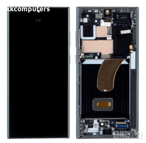 LCD Дисплей за Samsung SM-S918F S23 Ultra 5G 2023 / GH82-30465E / 30466E / Тъч скрийн + рамка / Граф