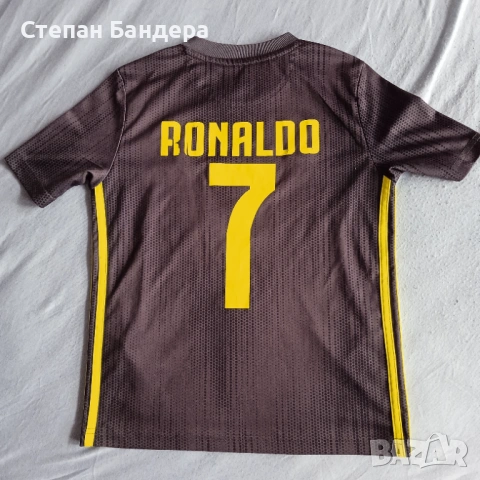 -75%! JUVENTUS CR7 ADIDAS 9-10y 140cm ОРИГИНАЛНА детска фланелка Адидас Ювентус Роналдо kids jersey, снимка 2 - Футбол - 53932554