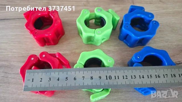 Скоби за лост - 6 бр., снимка 6 - Фитнес уреди - 55786315