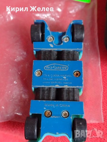 Метална количка MARVEL COMICS MADE IN CHINA рядка за КОЛЕКЦИЯ ДЕКОРАЦИЯ 37638, снимка 10 - Колекции - 40662500