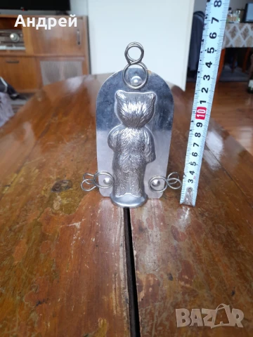 Стара форма за сладки Мече, снимка 4 - Други ценни предмети - 50633154