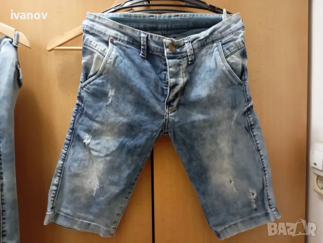 Мъжки къси дънки size 34, снимка 1