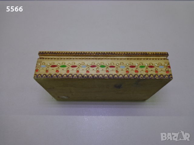 Стара дървена кутия за цигари – табакера, снимка 3 - Колекции - 31176796