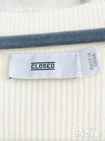 Скъп красив кашмирен пуловер без ръкави CLOSED, снимка 5 - Корсети, бюстиета, топове - 53343736