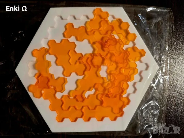 Hexagon логически пъзел, снимка 2 - Пъзели - 56541407