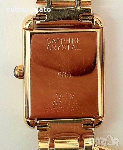 Златни дамски часовници  GENEVE - Au585-14K, снимка 11 - Дамски - 38142322