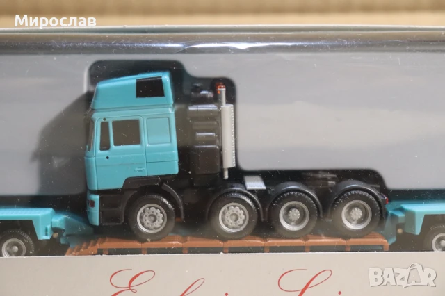 HERPA H0 1/87 MAN ВЛЕКАЧ КАМИОН ТИР МОДЕЛ ТЕЖКОТОВАРЕН ТРАНСПОРТ, снимка 2 - Колекции - 50909908