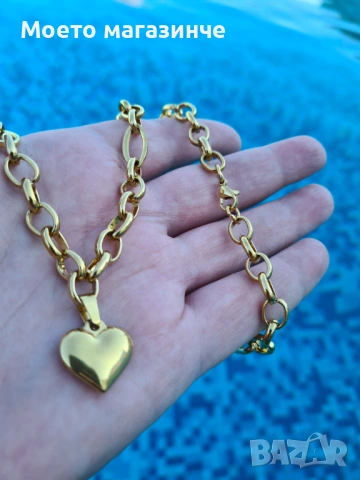 Дамско колие от медицинска стомана - различни модели, снимка 7 - Колиета, медальони, синджири - 53110669