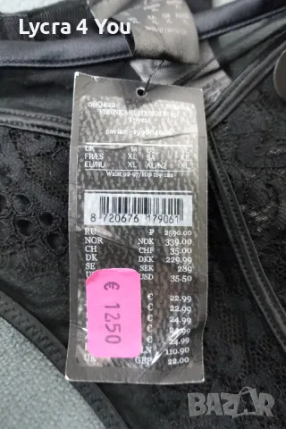 Noir UK 14 (XL/XXL размер) нова луксозна дамска прашка, снимка 10 - Бельо - 49215815