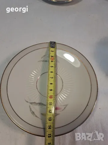 пет немски двойни сета за кафе фин костен порцелан 21/3, снимка 6 - Сервизи - 49176121