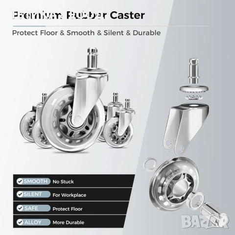 Ергономичен стол тип „седло“, табуретка, регулируем, на колела, кожен, снимка 3 - Столове - 54112865