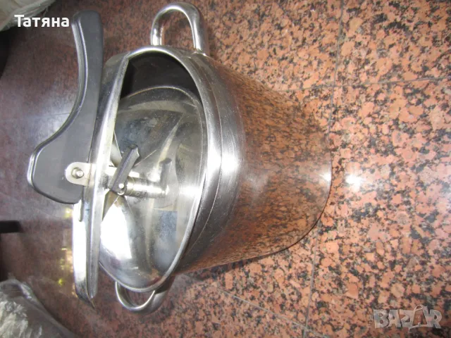 Тенджера под налягане  BETA ; VALLENA /капака се затваря  по технологията на СОЛИНГЕН;MORPHU RIHARDS, снимка 6 - Съдове за готвене - 18358266