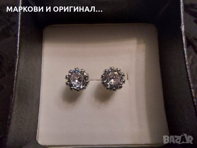 Сребърни обеци пр.925, снимка 16 - Обеци - 35374324