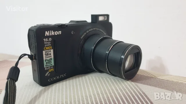 фотоапарат Nikon CoolPix S9300  - 16Mpx, снимка 3 - Фотоапарати - 55929125