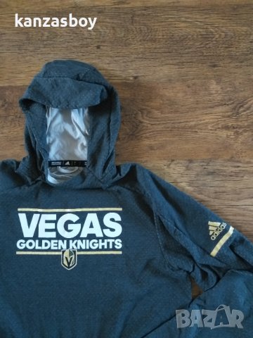 adidas Vega Golden Knights Nwt - страхотно мъжко горнище КАТО НОВО, снимка 7 - Спортни дрехи, екипи - 42784642