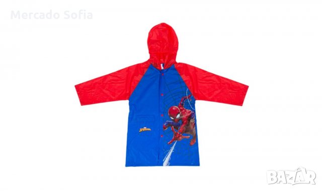 Дъждобран синьо червен за момче SPIDERMAN