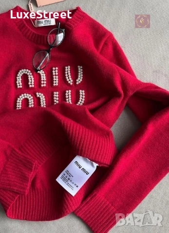 Дамски Пуловери 🤍MIU MIU 