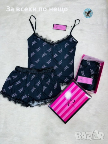 Victoria’s Secret Детска Лятна Къси Пижама - Горнище Потник И Къси Панталони Код SK1285, снимка 4 - Пижами - 54286027