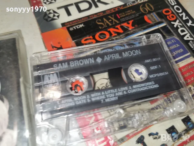 SAM BROWN-ORIGINAL TAPE 2509261630H2E8R, снимка 9 - Аудио касети - 56225044