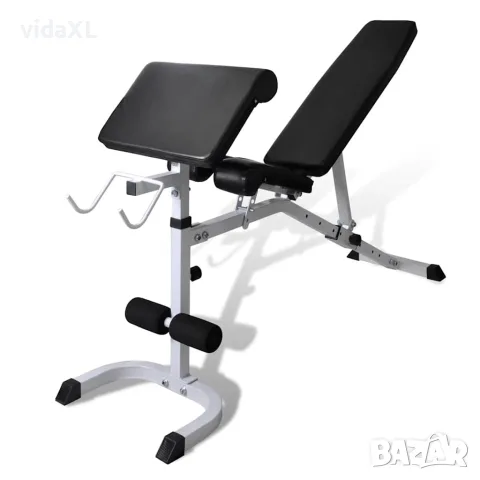 vidaXL Комбинирана лежанка за фитнес, снимка 3 - Фитнес уреди - 56148380