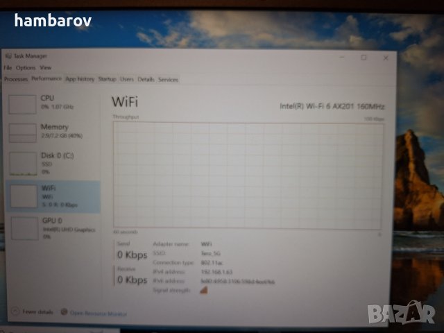 Перфектен лаптоп Lenovo Thinkpad E14 с 4-ядрен Core i5-10210U 14'' FullHD 256GB SSD 8GB Windows 10, снимка 11 - Лаптопи за работа - 44428335