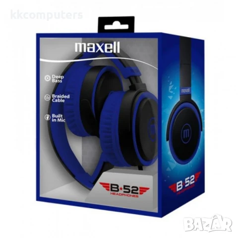 MAXELL B52, Слушалки с Микрофон, снимка 2 - Слушалки и портативни колонки - 50564193