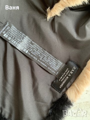 Пухкав дамски шал ZARA, снимка 6 - Шалове - 39682527