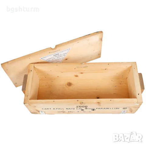 Кутия за муниции , дървена , тип 1 , ползвана, снимка 2 - Оборудване и аксесоари за оръжия - 48803053