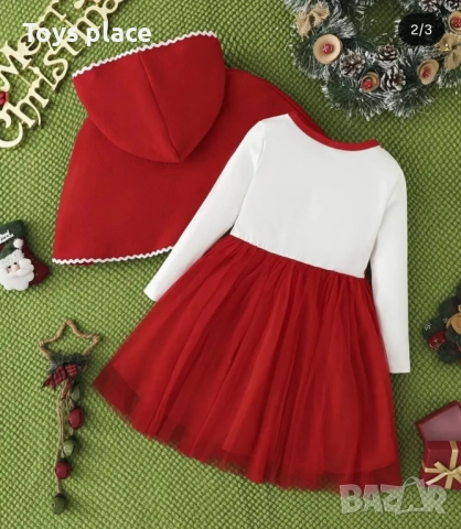 6г. Нов Страхотен костюм Червената шапчица рокля, снимка 2 - Детски рокли и поли - 52554102