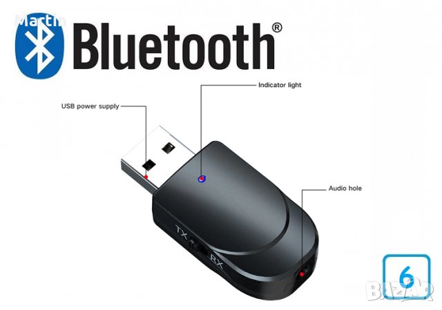 Bluetooth AUX receiver. Безжичен аудио приемник, снимка 15 - Ресийвъри, усилватели, смесителни пултове - 17195205
