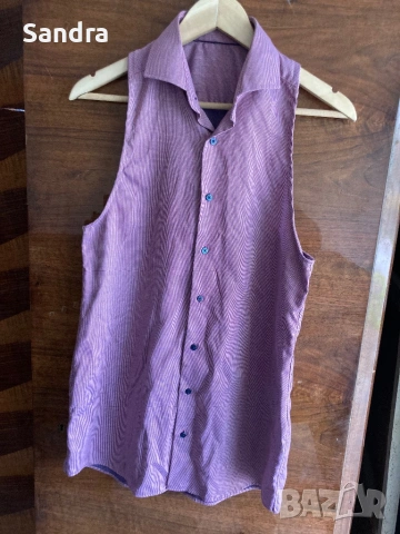 Дамска блуза, размер M-L, ръчно изработена, от рециклирани материали